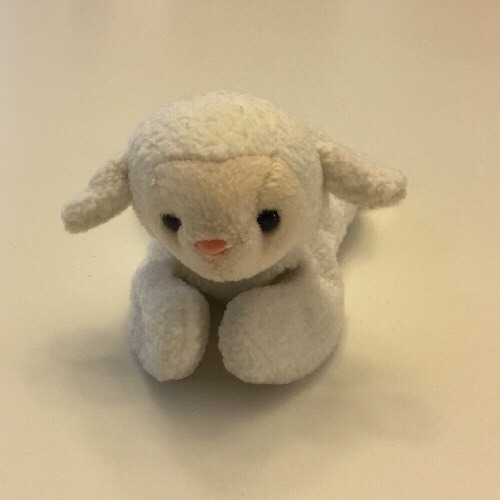 TY Beanie Baby Fleece The Lamb No Hang Tag - Picture 1 of 5