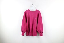 Vtg 90s Champion Reverse Weave Womens M Thrashed Crewneck Sweatshirt Pink USA