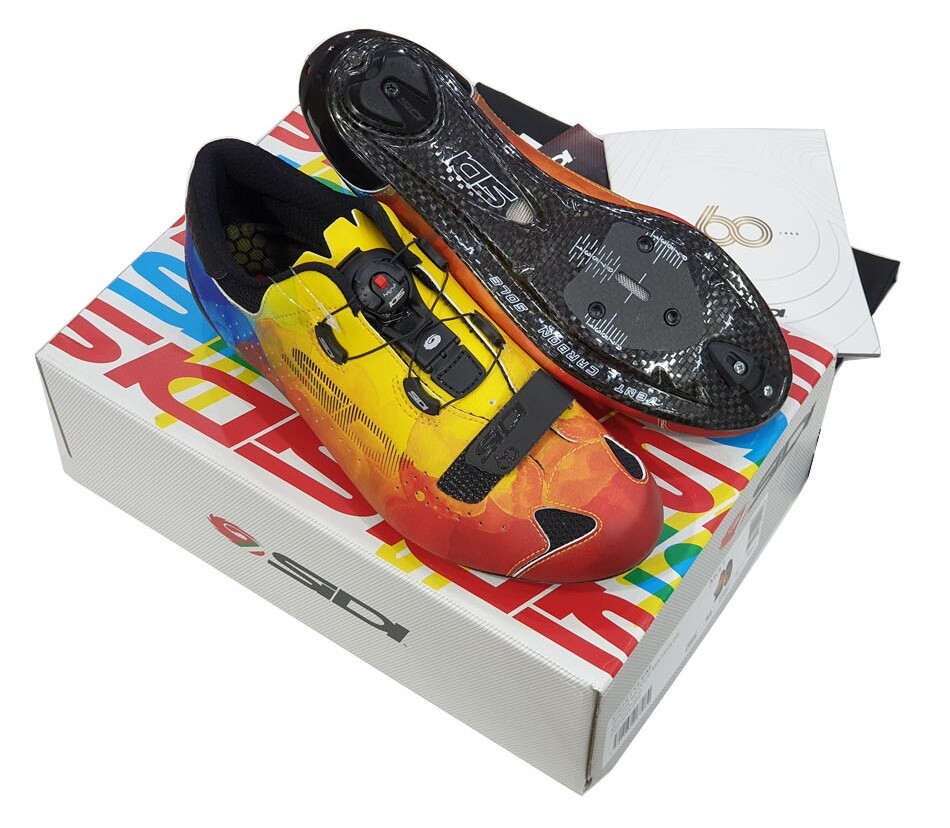 SIDI 自転車シューズ 41 1/2 イエロー Shimanoクリート付き 詳細ページ | 自転車買取クラウンギアーズ｜ロードバイク