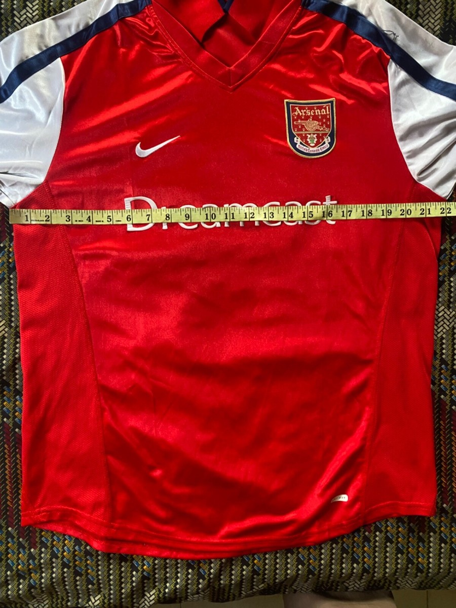 Vintage 2000-02 Arsenal Home Longsleeve Jersey Nike