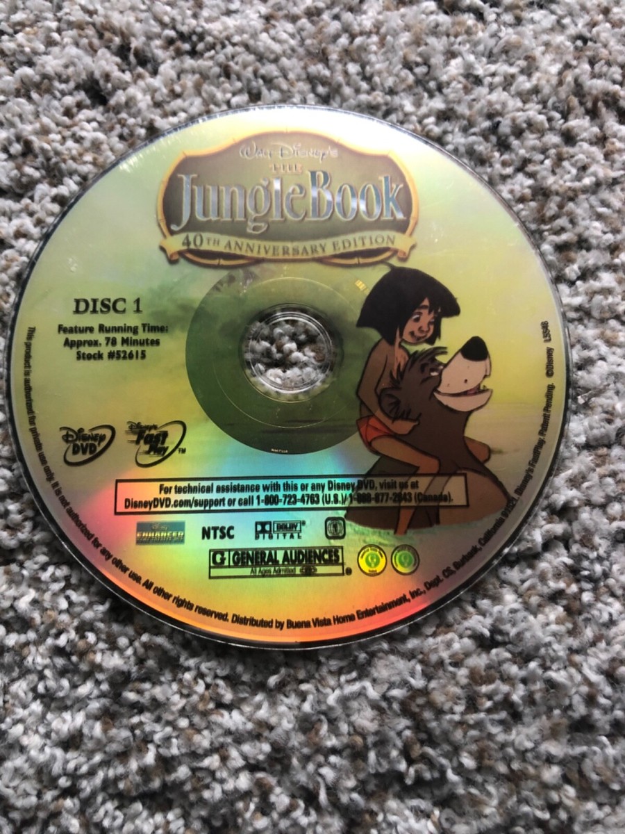 The Jungle Book (DVD, 2007, 40th Anniversary Platinum