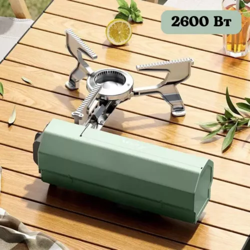 Portable Camping Stove Folding Stove Compact Camp Outdoor 2600W With Carry Bag - Picture 7 of 10