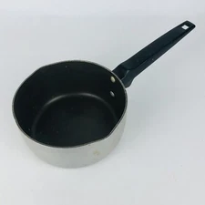 VTG Enterprise Cookware 1 qt Aluminum Pot Sauce Pan Double Spout Quart - No Lid
