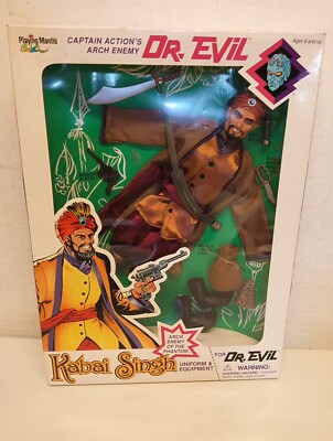 Kabai Singh Dr Evil Captain Actionfigur 12'' Playing Mantis Select-ZR-G9