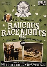 John Francome's Raucous Race Night Game - Horse and Dog Racing - DVD Game - NEW