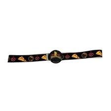 Vintage Mighty Morphin Power Rangers Red Ranger Jason Kids 1994 Elastic Belt