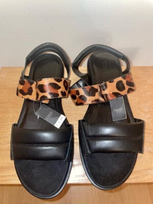 New NEXT Textured Leather Summer Beach Slip On Beach