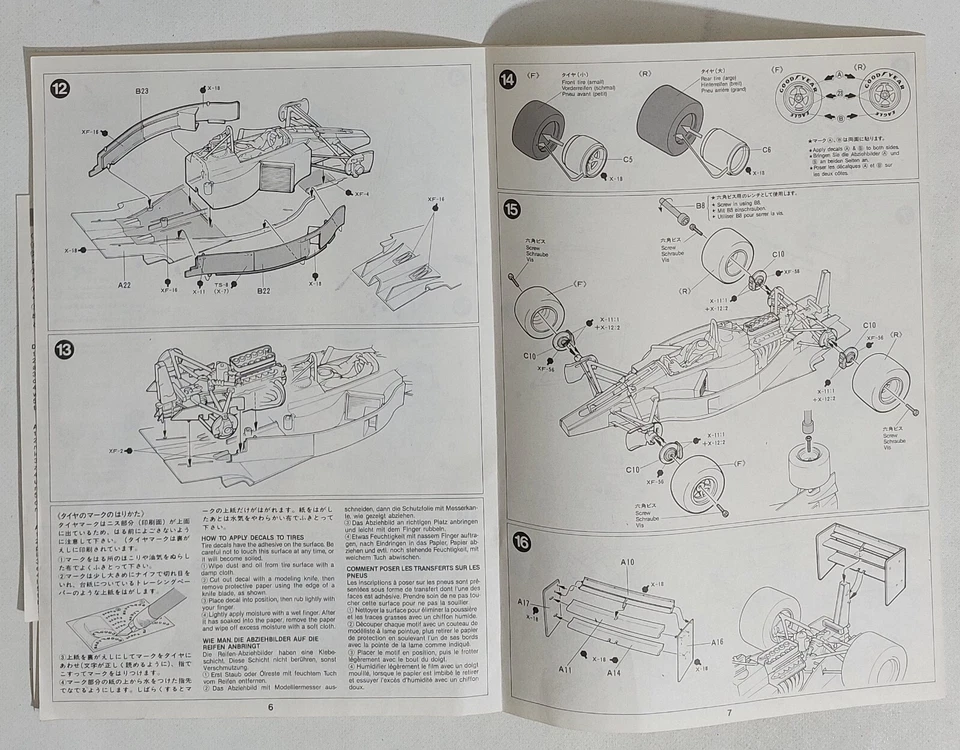 60767 Manuale Kit Montaggio 1/12 - Ferrari F189 - Tamiya - Immagine 3 di 4