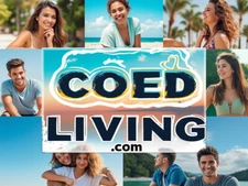CoedLiving.com - PREMIUM TWO WORD DOMAIN NAME - Housing, Students, Spaces!