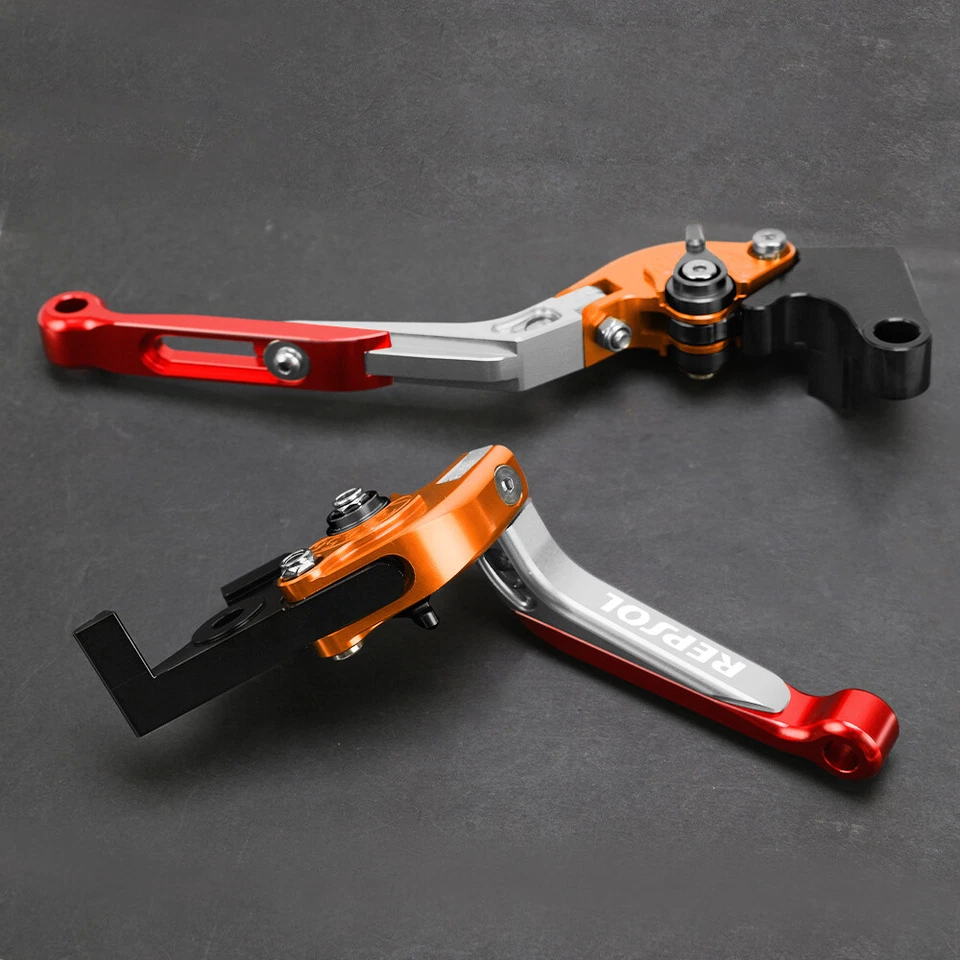 Brake Clutch Levers For HONDA 600RR 1000RR 03-21 REPSOL Folding Extendable - Image 3 of 4