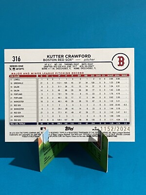 2024 Topps Series One 1 Gold Border Parallel #316 Kutter Crawford