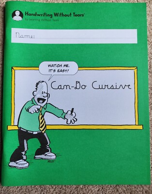 NEW: Learning Without Tears - Can-Do Cursive Student Workbook