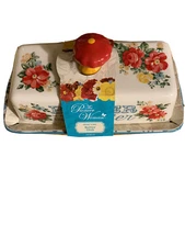 The Pioneer Woman Covered Butter Dish Vintage Floral