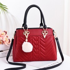 Elegant Women Bags Cross Body Shoulder Leather Handbag Tote Bag MessengerSatchel