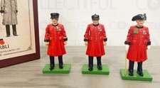 BRITAINS - CHELSEA PENSIONERS - CLUB EXCLUSIVE - 3X LEAD FIGURE SET - MIB