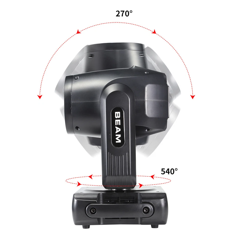 Luz de cabeza móvil Beam 7R 230W mini efecto de luz de escenario DMX 512 para barra de discoteca Foto 3 de 4
