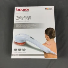 Beurer Handheld Infrared Heated Massager MG21 – Deep Tissue Vibration Therapy
