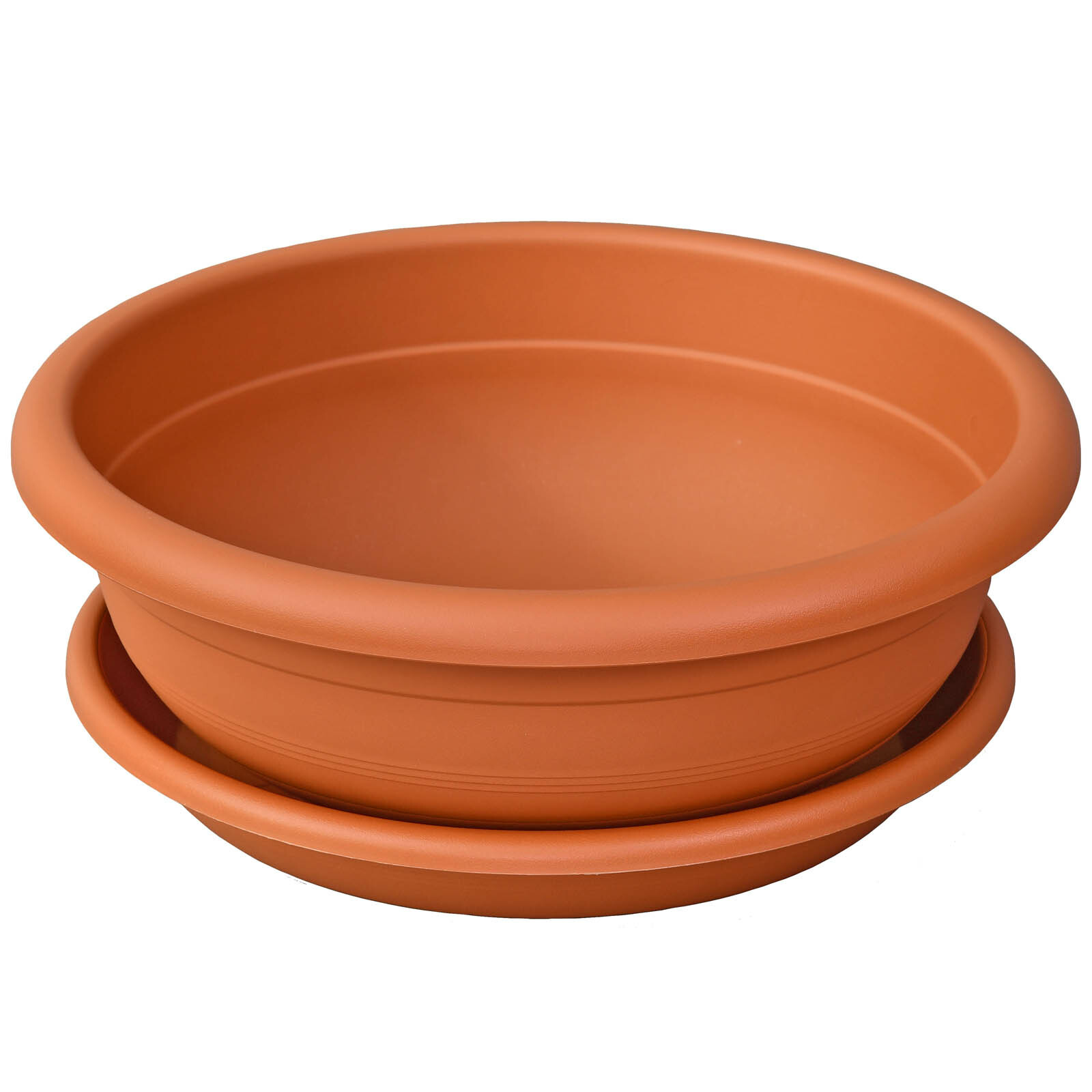 Homoyoyo Blumentopf Set 3-teilig - Terrakotta Optik Pflanzschalen 18cm Für Sukkulenten