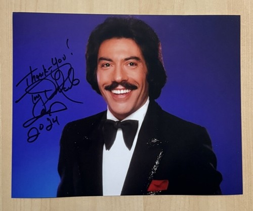 TONY ORLANDO HANDSIGNIERT 8x10 FOTO HANDSIGNIERT SÄNGER SCHAUSPIELER MUSIKER PROOF COA - Bild 1 von 2