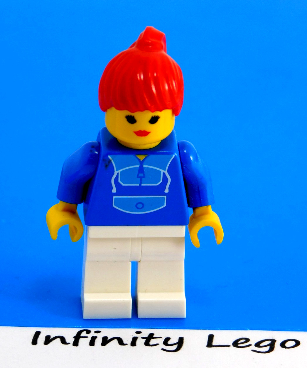 LEGO Woman w/ Jogging outfit Minifigure Town Country Club Shell Store 6418 1254
