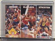 1993-94 Skybox NBA Hoops League Leaders Gold JORDAN/BLAYLOCK/STOCKTON #289