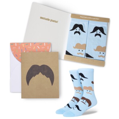 Funny Thank You Card And Novelty Socks Combo - Footnotes - Institches ...