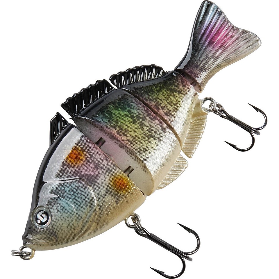 Lot 6 New H2O Xpress Fishing Lures Jointed Tilapia, Crappie, Sunfish