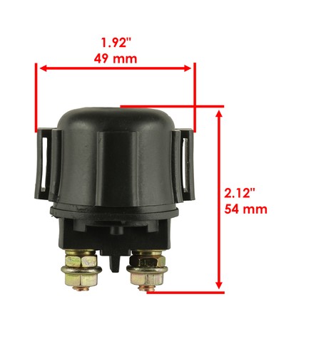 Starter Relay Solenoid for Yamaha Champ 100 YFM100 1987 1988 1989 1990 1991 - 第 2/7 張圖片