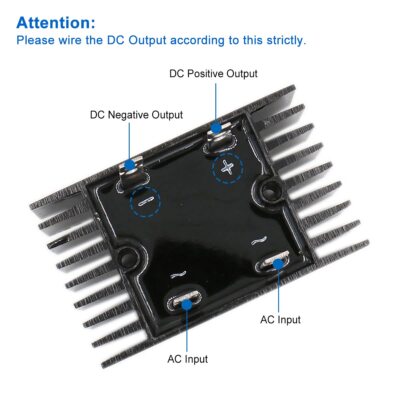 Modulo Potenza Raddrizzatore A Ponte 100A 1600V Con Diodi Schottky Sostituzione Elettronica Per Circuiti Alimentazione E Convertitori - Foto 8