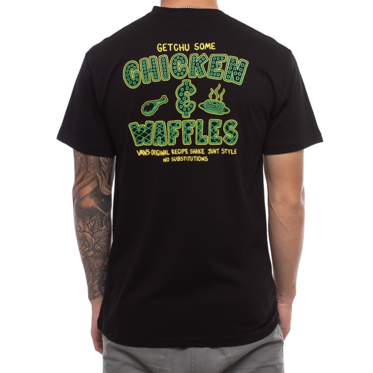 Vans Shake Junt Chicken and Waffles Classic Fit Skateboard Shirt