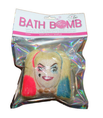 NEW NIP Bath Bomb Bath Love Harley Quinn Super Villain Crazy Girl