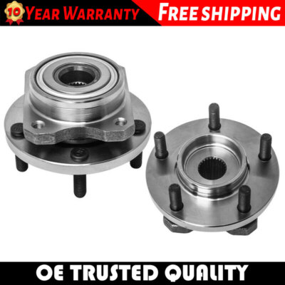 2Pcs Front Wheel Bearing Hub Assembly For Dodge Grand Caravan Voyager 5 Lug