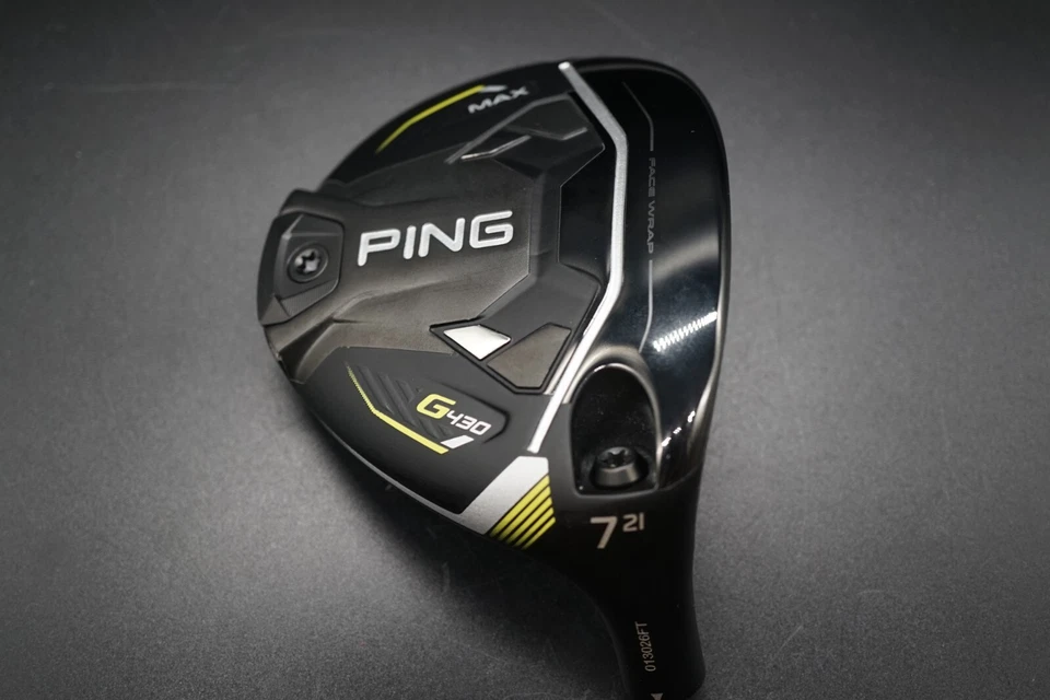 Cabezal de madera de calle PING G430 MAX 7W 21° solo con cubierta de cabeza usado Foto 3 de 4