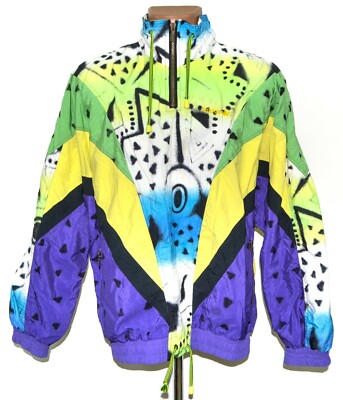 ADIDAS VENTEX VINTAGE 1990'S FWINDBREAKER JACKET JERSEY SIZE L  ADULT