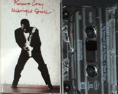 ROBERT CRAY BAND FEAT MEMPHIS HORNS MIDNIGHT STROLL CASSETTE - Image 1 of 2