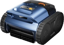 Cordless Robotic Pool Vacuum, Pool Cleaner with Track Drive & Sonar Navigation, 