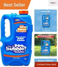32 OZ Child-Safe Bubble Solution   Ideal for Parties, Events  Outdoor Play
