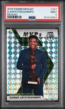 2019 PANINI MOSAIC MOSAIC #297 GIANNIS ANTETOKOUNMPO PSA 9