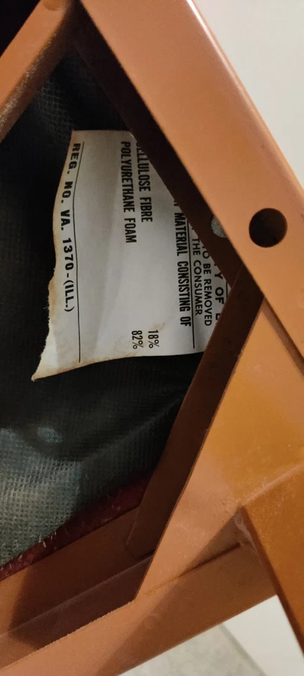 Cadeira de aço vintage meados do século escritório corporativo lateral convidado contrato - Imagem 4 de 4