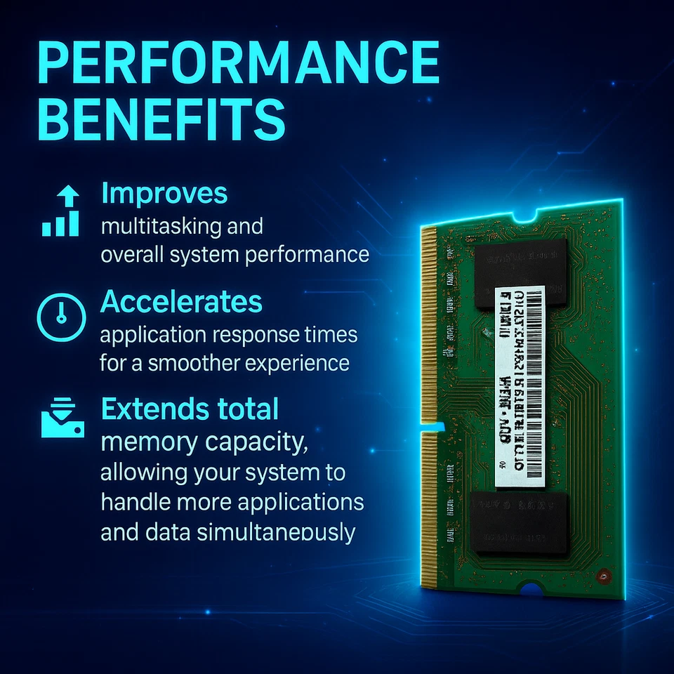 SAMSUNG 4GB DDR3 SO-DIMM Laptop Memory RAM PC3-12800S 1600MHz CL11 (Non-ECC) - Image 4 of 4