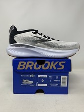 Women's Brooks Adrenaline GTS 25, White/Black/White, 9 B Medium US