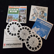 Complete gaf View-Master Reels Showtime The Six Million Dollar Man Packet B559