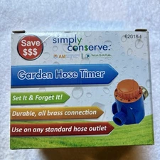 Niagara Simply Conserve Garden Hose Timer Set It & Forget Water Conservation NEW