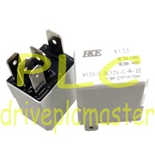 2PCS HKE 4133-S-DC12V-C-R-ZZ 12VDC Power Relay 5Pins White NEW