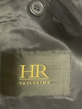 VANTAGE-HR-TAILORING-100% Wool 2pcs-2-Button-Notched Suit Navy Men’s U.K-40/35W”