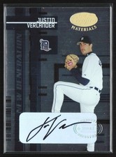 Justin Verlander 2005 Leaf Certified Materials RC Auto /299 #221 Detroit Tigers