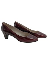 Bally Suisse Bellezza Pumps Cadix Damen Gr. 35 Bordeaux Leder