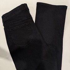 Eddie Bauer Venture Stretch High Rise Bootcut Jeans Black Women's Size 10 Tall