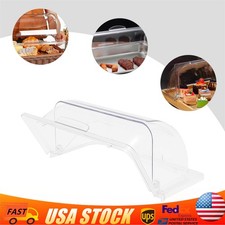 6 PACK Half Size Roll Top Chafing Dish Clear Plastic Pan Display Cover Chafer