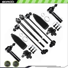 Front Tie Rod End Steering Ball Joints Sway Bar For 2010-2017 Chevrolet Equinox